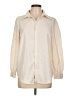DAZY Ivory Long Sleeve Button-Down Shirt Size L - photo 1