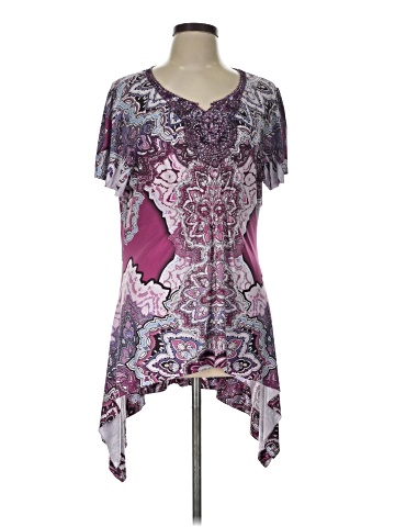 One World Short Sleeve Blouse (view 1)