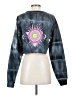 rue21 100% Polyester Tie-dye Gray Cardigan Size S - photo 2