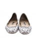 Jimmy Choo 100% Leather Polka Dots Silver Flats Size EU 39 1/2 - photo 2
