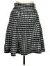 Max Studio Houndstooth Black Casual Skirt Size M - photo 1