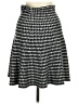 Max Studio Houndstooth Black Casual Skirt Size M - photo 2