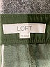 Ann Taylor LOFT 100% Polyester Stripes Green Casual Pants Size M - photo 6