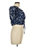 Shein Blue Short Sleeve Blouse Size 12 - photo 4