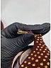 Prada Burgundy Suede Studded Sandals Size EU 37 - photo 7