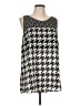 CAbi 100% Polyester Silver Black Sleeveless Blouse Size L - photo 1
