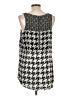 CAbi 100% Polyester Silver Black Sleeveless Blouse Size L - photo 2