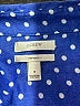 J.Crew 100% Linen Polka Dots Blue Long Sleeve Button-Down Shirt Size 4 - photo 7