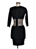 Bebe Chevron-herringbone Black Cocktail Dress Size M - photo 2