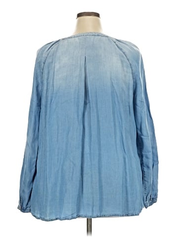 Vintage America Blues Long Sleeve Blouse (view 2)