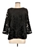rsvp by TALBOTS Black 3/4 Sleeve Blouse Size M - photo 1