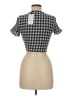 Rita Row Checkered-gingham Black White Tank Top Size M - photo 2