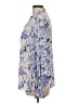 Unbranded Floral Blue Long Sleeve Blouse Size L - photo 5