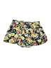Maurices 100% Rayon Floral Yellow Shorts Size L - photo 1