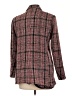 Unbranded 100% Polyester Plaid Burgundy Blazer Size L - photo 2