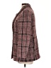 Unbranded 100% Polyester Plaid Burgundy Blazer Size L - photo 5