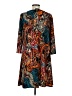 MSK Paisley Brown Casual Dress Size L - photo 2