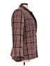 Unbranded 100% Polyester Plaid Burgundy Blazer Size L - photo 4