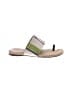 Hermès Silver Tan Espadrille Sandals Size EU 39 - photo 1