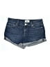 Paige 100% Cotton Blue Denim Shorts Size 26 waist - photo 1