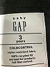 Baby Gap 100% Polyester Solid Black Snow Jacket Size 3 - photo 3