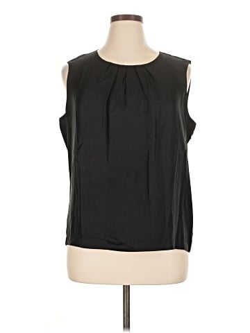 Amber Sun Sleeveless Silk Top (view 1)