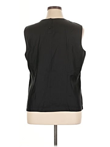 Amber Sun Sleeveless Silk Top (view 2)