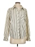 Chico's Stripes Ivory Long Sleeve Blouse Size S - photo 1