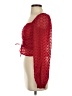 Hollister 100% Polyester Red 3/4 Sleeve Blouse Size S - photo 5