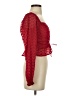 Hollister 100% Polyester Red 3/4 Sleeve Blouse Size S - photo 4