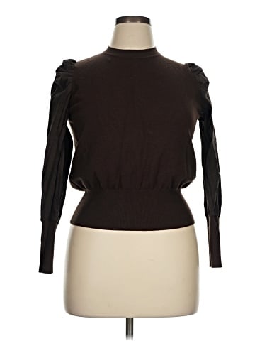 beige Long Sleeve Top (view 1)