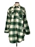 Love Tree 100% Polyester Green 3/4 Sleeve Blouse Size L - photo 1