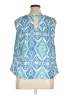 Violet & Claire Blue Sleeveless Blouse Size 1X - photo 2
