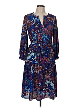 strapless open back dress London Times For Maggy London Dress In Navy And Rust