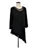 Dennis by Dennis Basso Black 3/4 Sleeve Blouse Size M - photo 1