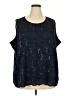 Catherines Blue Sleeveless Blouse Size 32 (petite) - photo 1
