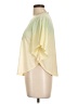 H&M 100% Polyester Yellow Short Sleeve Top Size 12 - photo 5