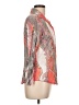 David Cline Paisley Orange 3/4 Sleeve Blouse Size L - photo 4