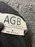 AGB Solid Black Casual Skirt Size M - photo 4