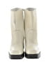 Free People 100% Leather Ivory Ankle Boots Size EU 38 1/2 - photo 2
