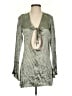 Zara Green Black Long Sleeve Blouse Size S - photo 1