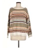 Knox Rose Print Tan Pullover Sweater Size M - photo 1