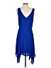 BCBGMAXAZRIA 100% Polyester Blue Cocktail Dress Size S (estimated) - photo 2
