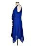 BCBGMAXAZRIA 100% Polyester Blue Cocktail Dress Size S (estimated) - photo 5