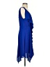 BCBGMAXAZRIA 100% Polyester Blue Cocktail Dress Size S (estimated) - photo 4