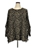 Terra & Sky Black Long Sleeve Blouse Size 2X - photo 1
