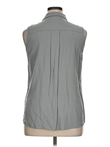Pleione Sleeveless Button-Down Shirt (view 2)
