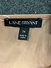 Lane Bryant 100% Polyester Brown Long Sleeve Blouse Size 16 - photo 7