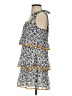 Tularosa 100% Polyester Print Blue Casual Dress Size S - photo 5