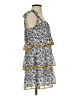 Tularosa 100% Polyester Print Blue Casual Dress Size S - photo 4